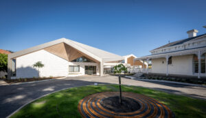 External image of a newly built building